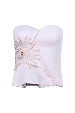 TOP LINHO TROPIC OFF WHITE