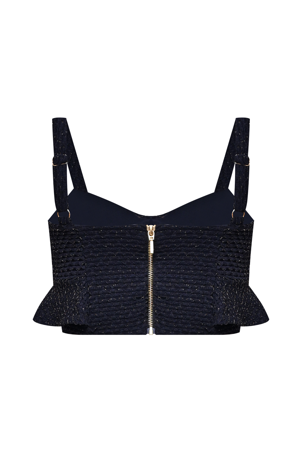 TOP MALHA GAVEA PRETO