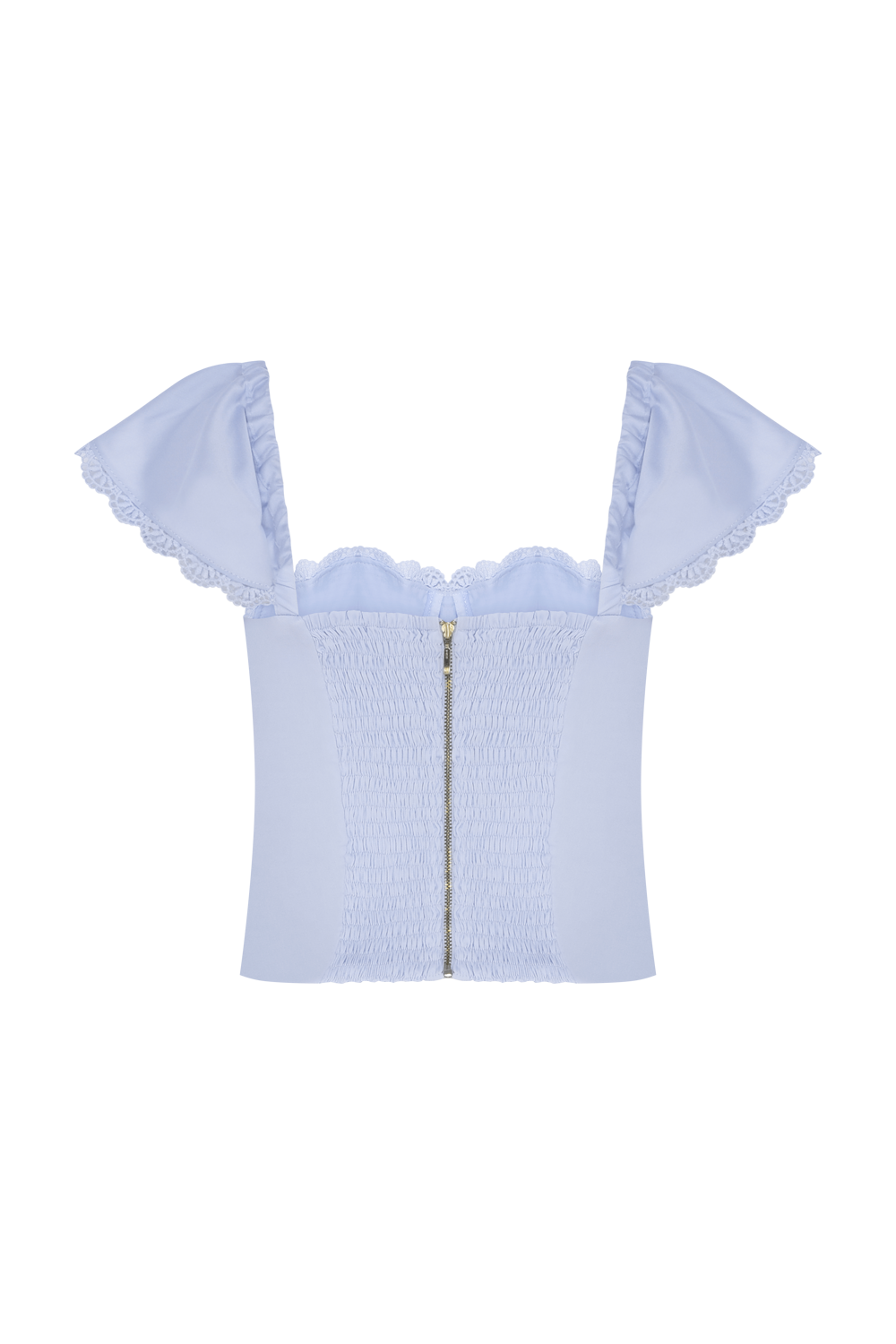 TOP TRICOLINE BRUMA AZUL CLARO