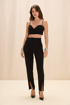 CALÇA DUAL CREPE PRETO