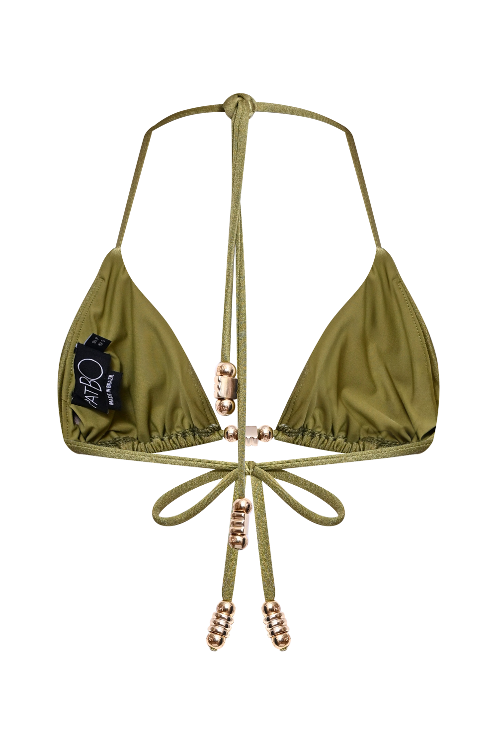 TOP DE BIQUINI LYCRA JADE VERDE