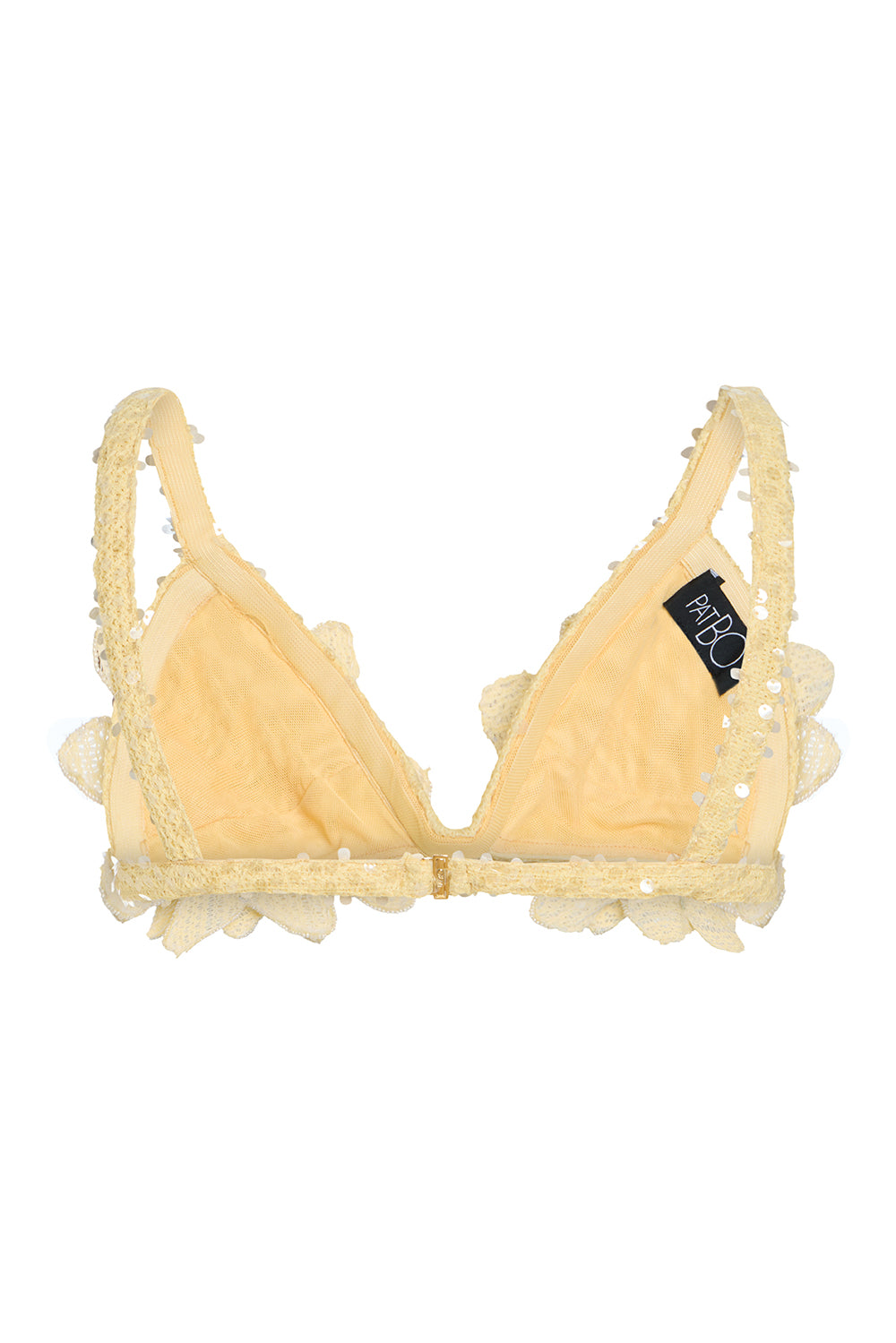 TOP IARA CROCHET AMARELO