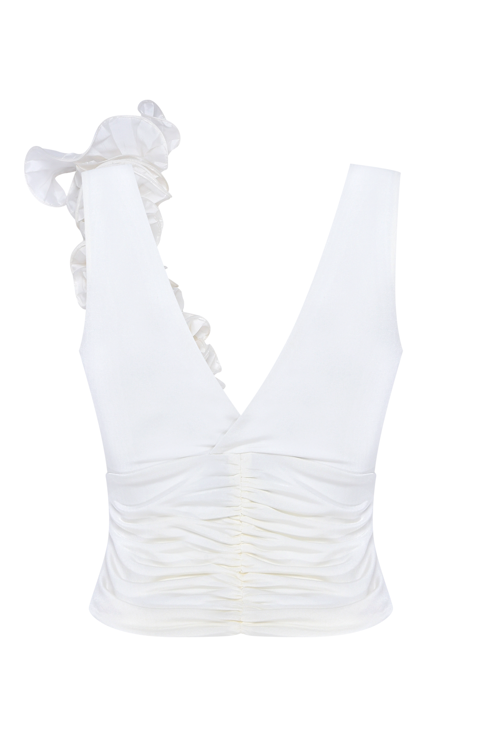 TOP JERSEY LEILA OFF WHITE