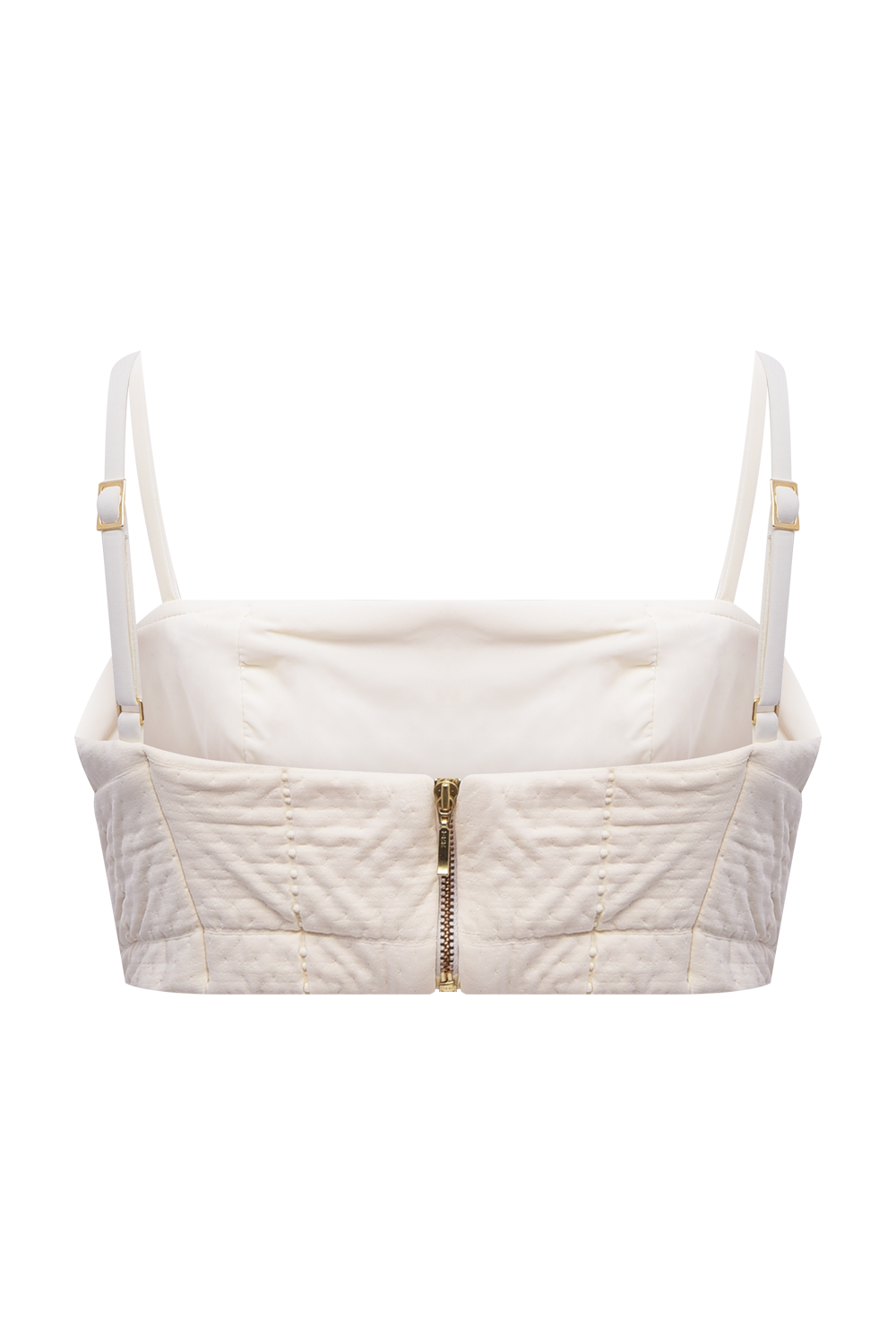 TOP MATELASSÊ CECÍLIA OFF WHITE