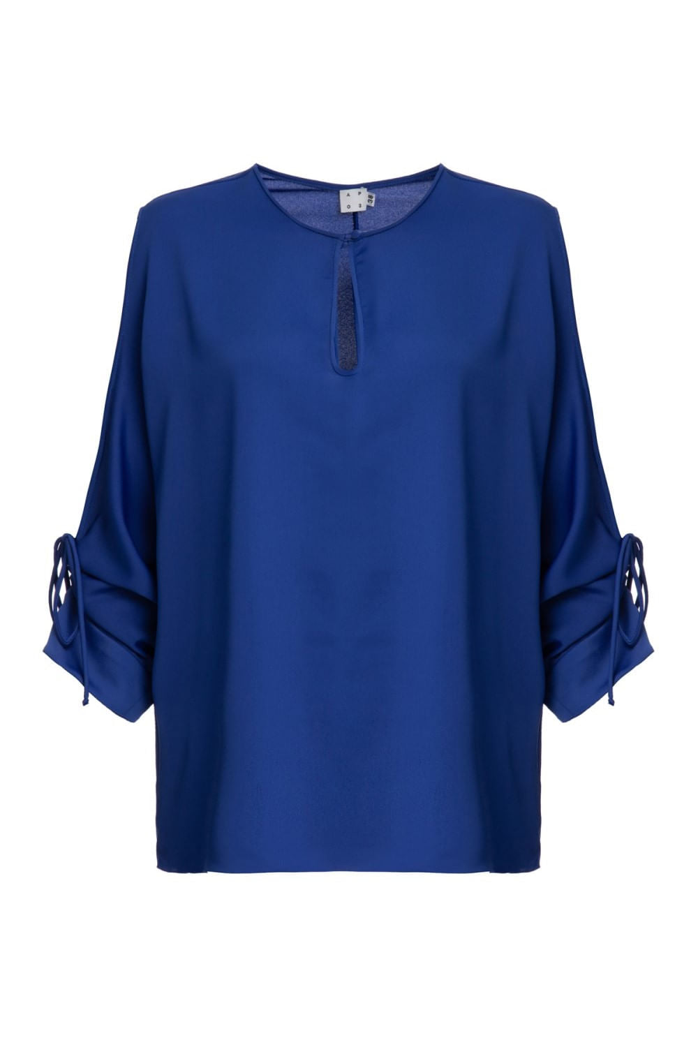 BLUSA RECORTES MANGAS AMPLAS ROYAL