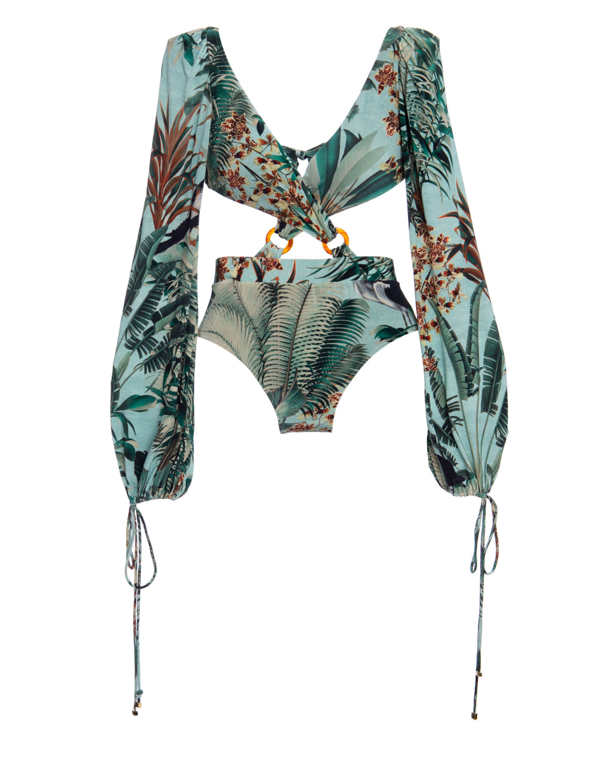 BODY MANGAS CRUZADO EDEN AZUL