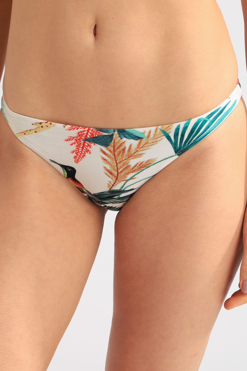 CALCINHA BIQUÍNI MARINHA TROPICAL OFF WHITE