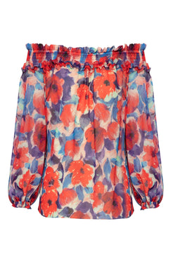 Blusa ciganinha violet vermelho
