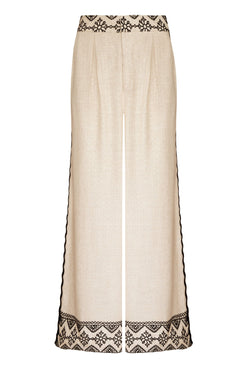 Calça visco summer bege