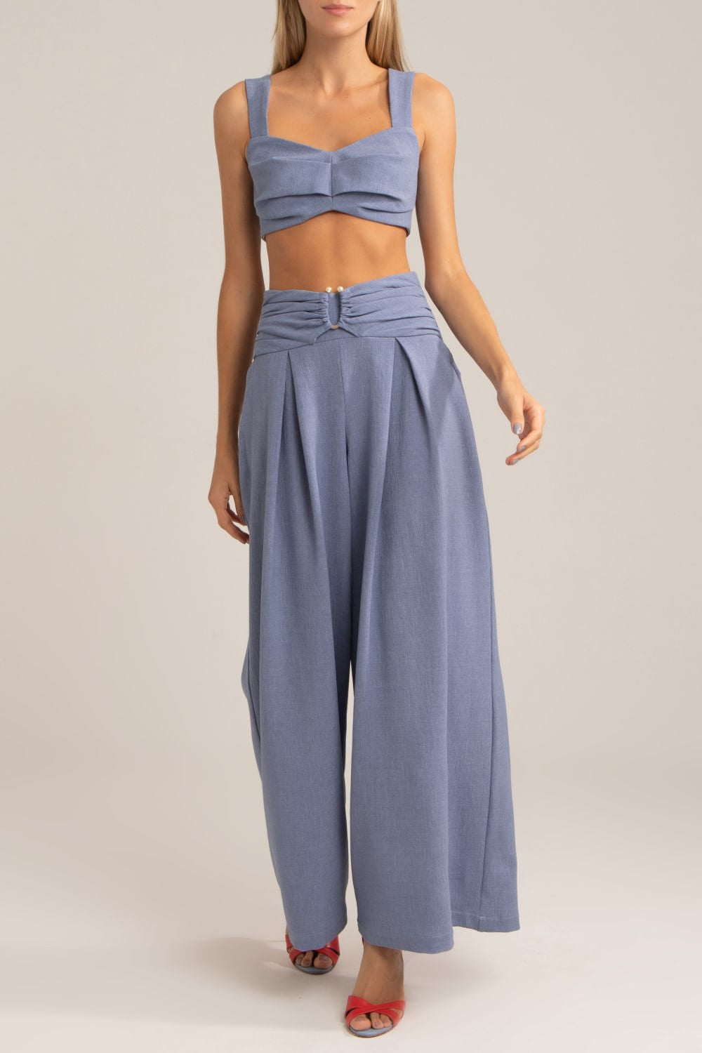 CALÇA FERRAGEM MINIMAL AZUL