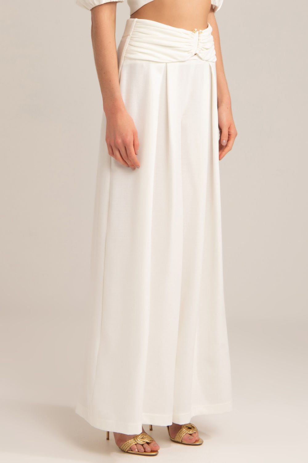 CALÇA FERRAGEM MINIMAL OFF WHITE