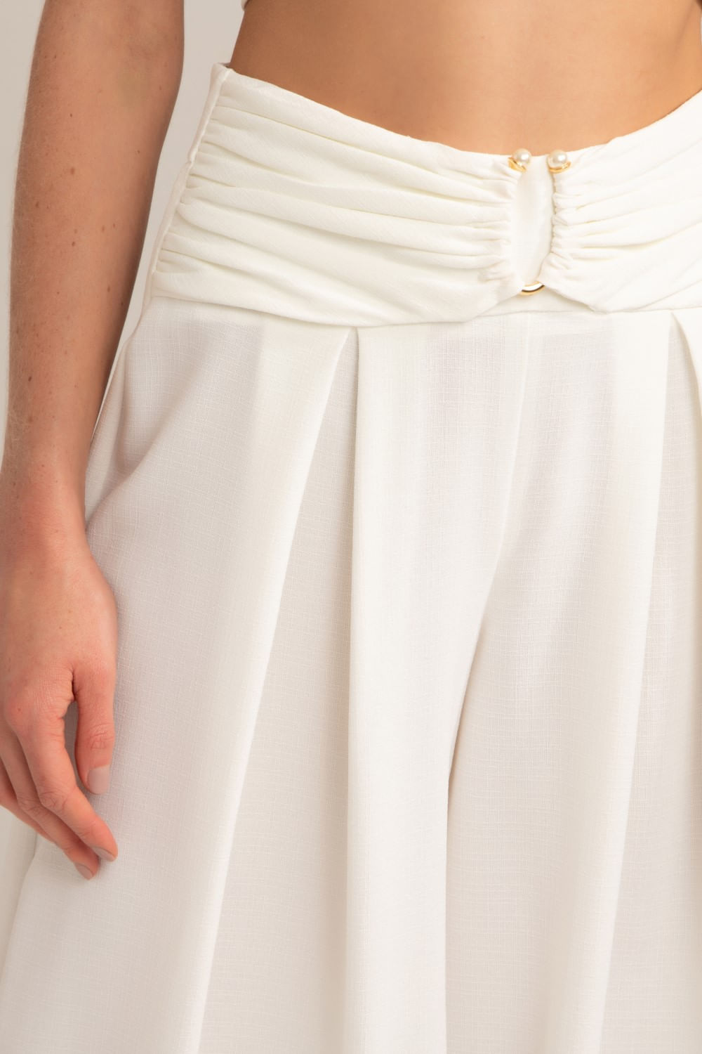 CALÇA FERRAGEM MINIMAL OFF WHITE