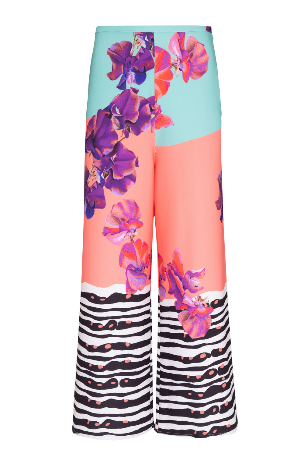 CALÇA AMPLA POIS DE SENTEUR VERDE