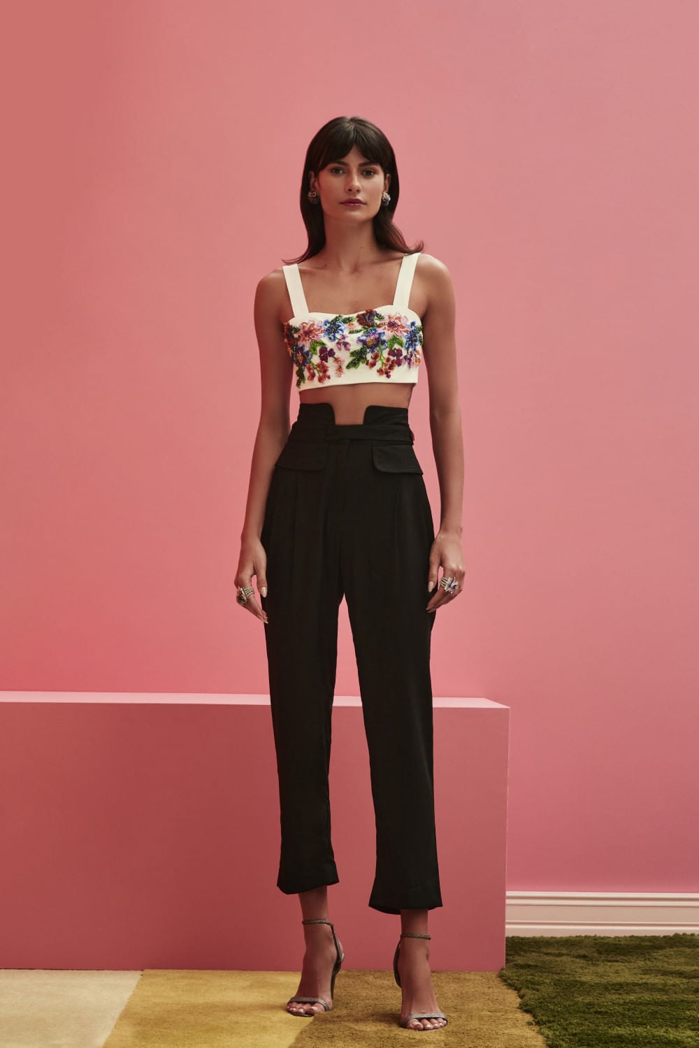 Calça pala disco preto