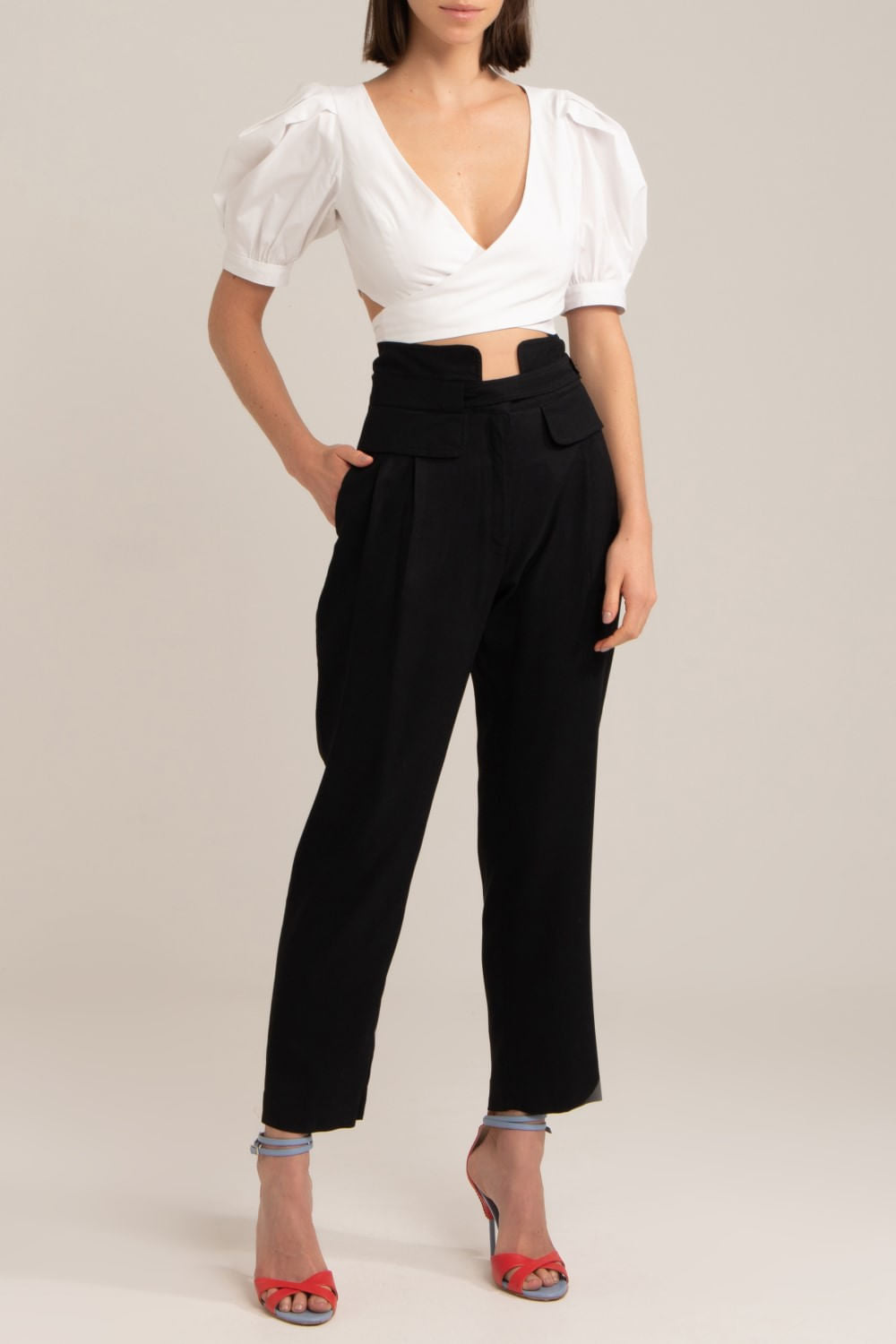 Calça pala disco preto