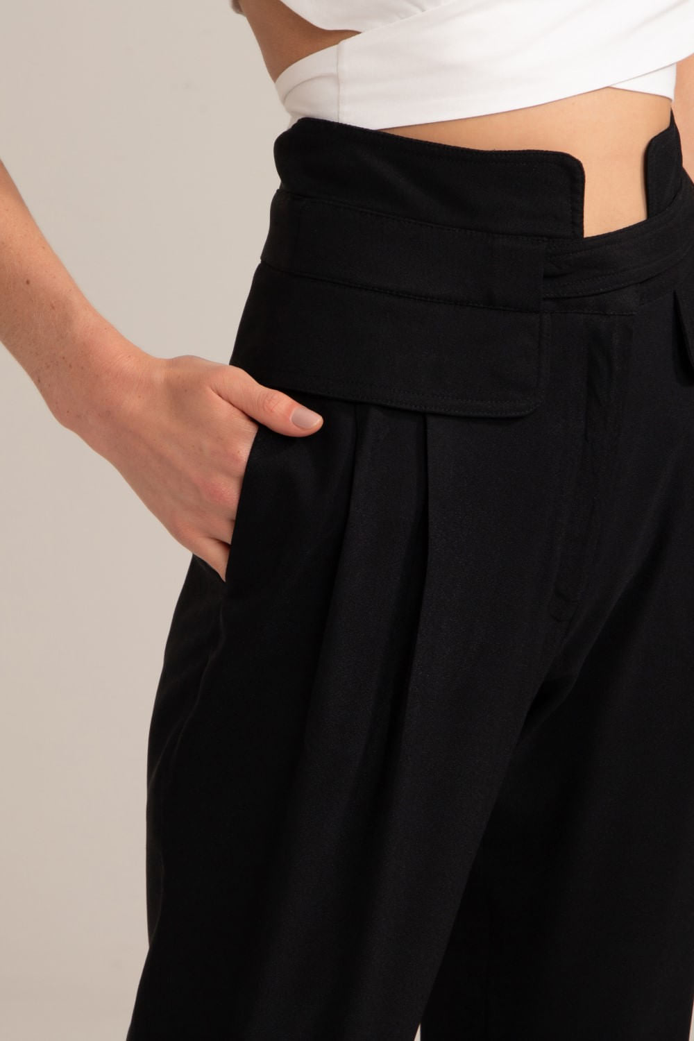 Calça pala disco preto