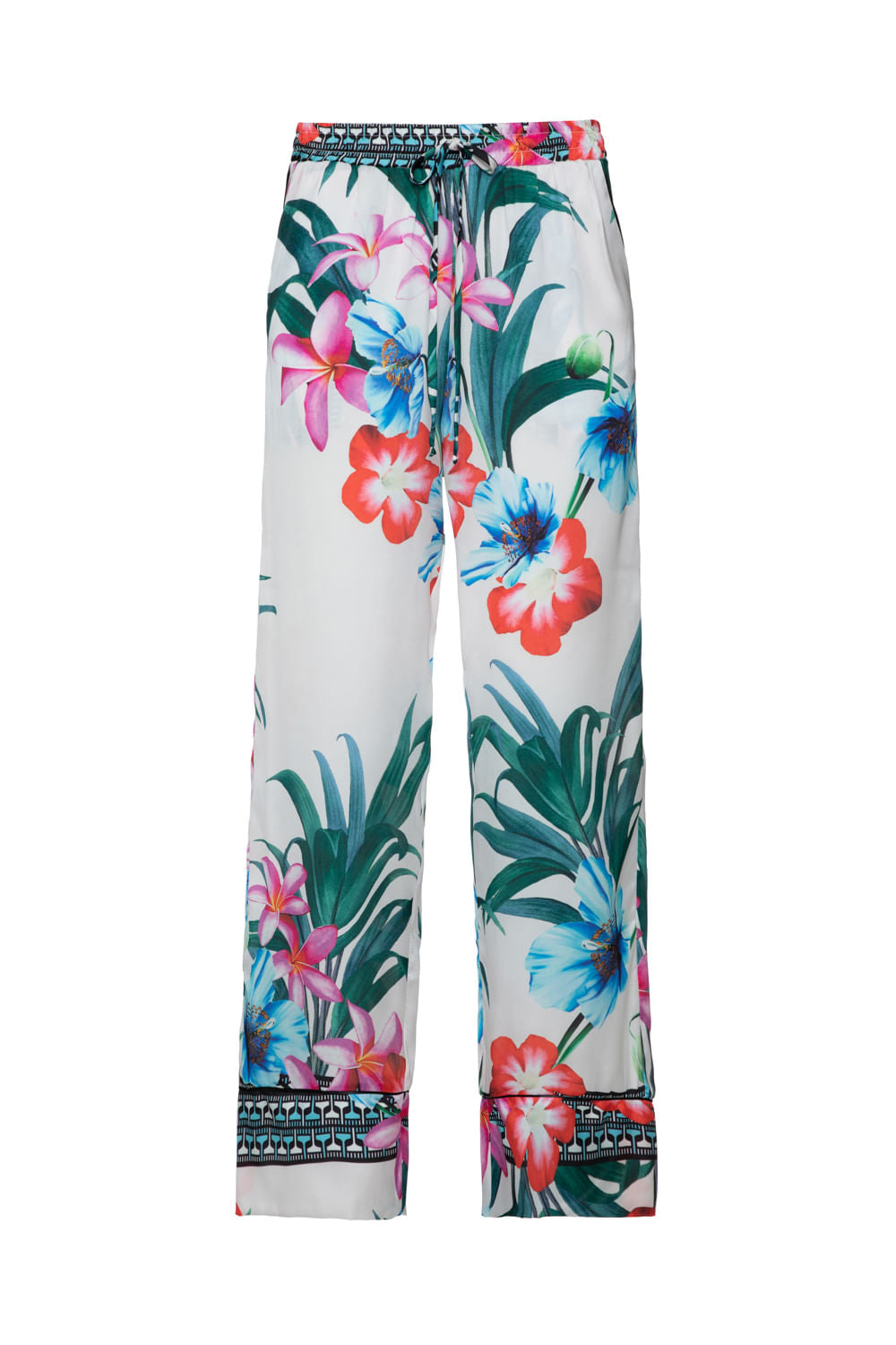 PIJAMA LONGO POPPY FLOWER OFF WHITE