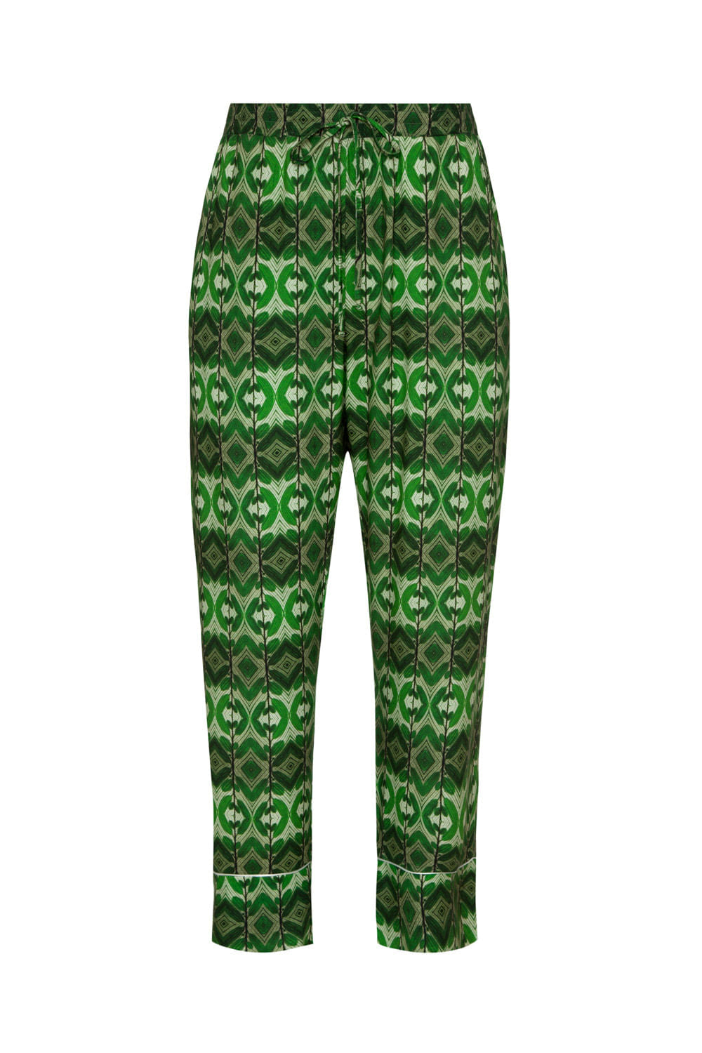 Pijama longo maranta verde