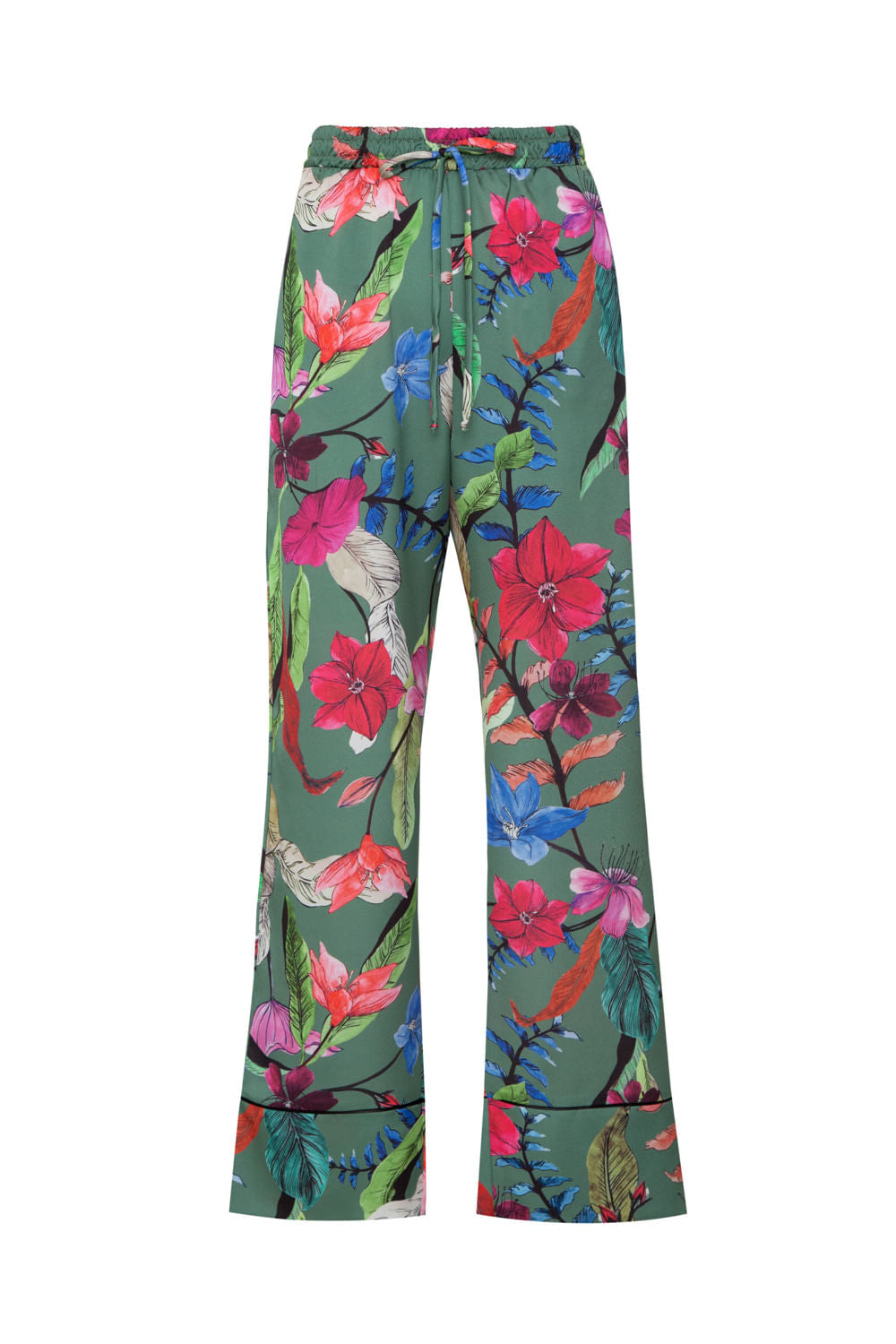 PIJAMA LONGO COM KIMONO PATBO V22 VERDE