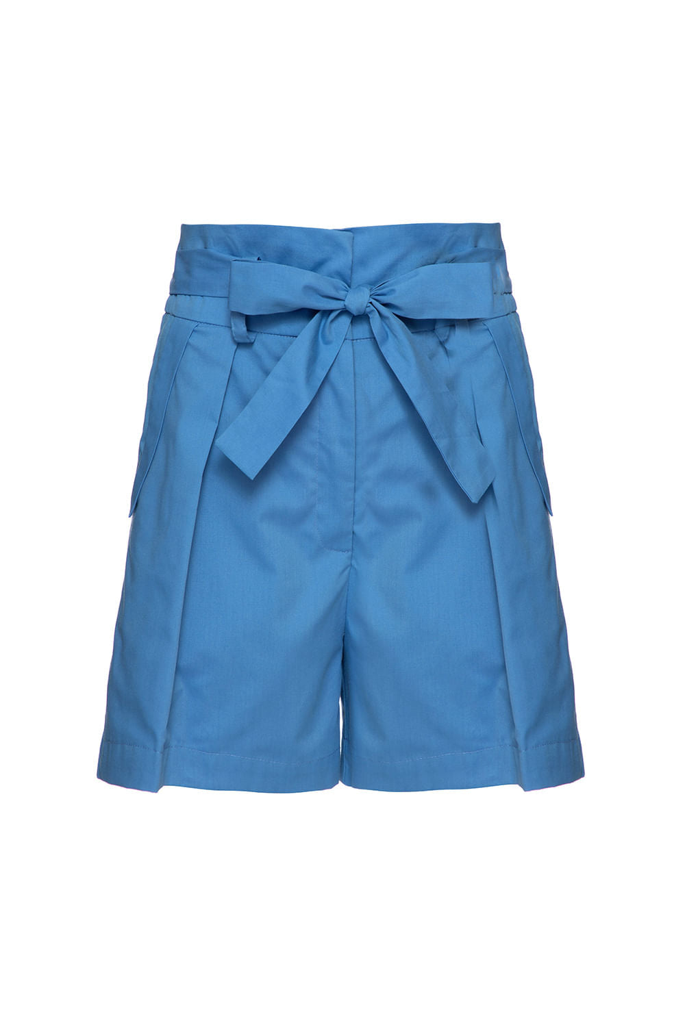 SHORT CLOCHARD TRICOLINE RETRÔ AZUL ESCURO