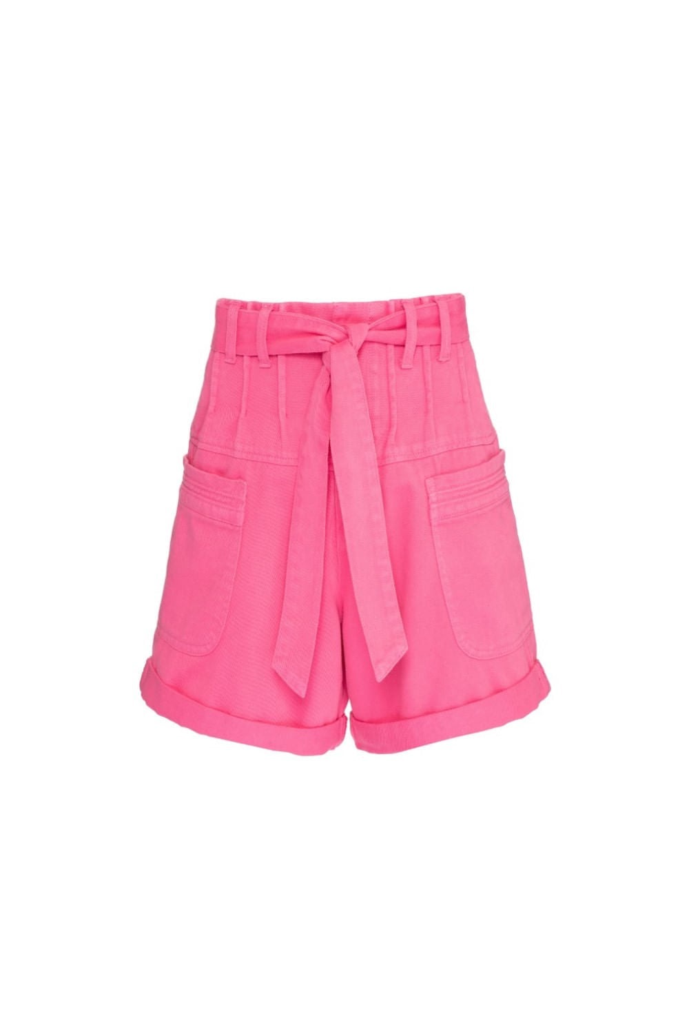 SHORT FAIXA COLOR DENIM ROSA