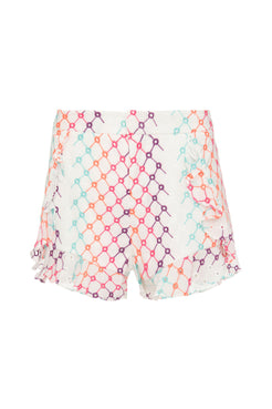 SHORT BABADO LAISE MULTICOR
