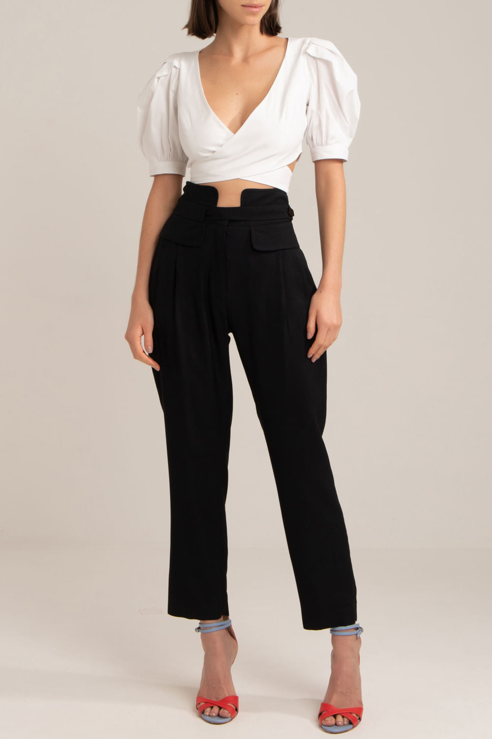 TOP AMARRAÇÃO TRICOLINE HUSTLE OFF WHITE