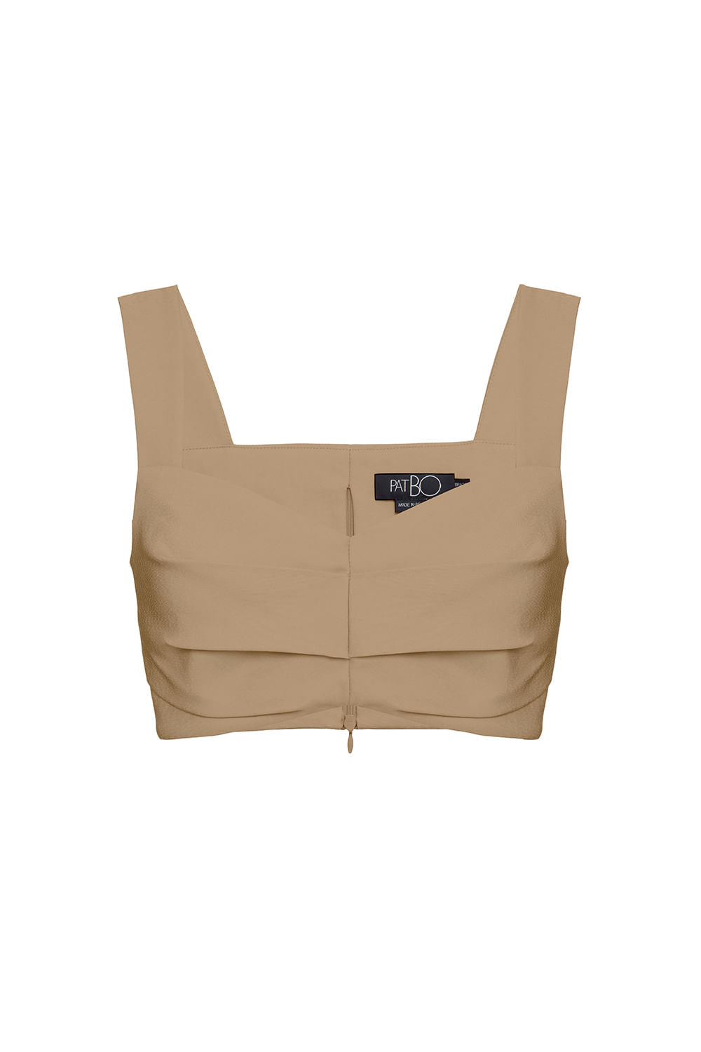 TOP CROPPED ELETRIC BEGE