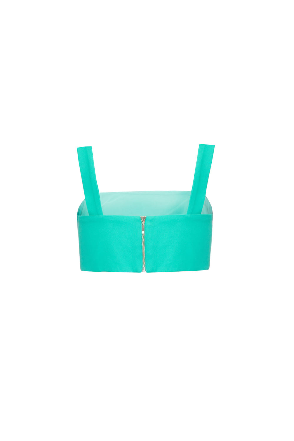 TOP BORDADO DISCO AQUA