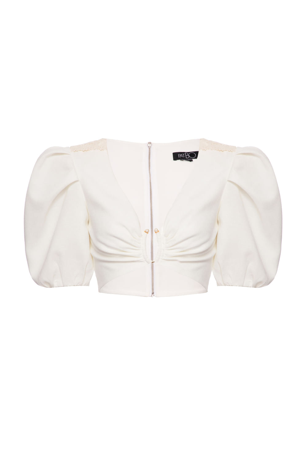 TOP PÉROLAS MINIMAL OFF WHITE