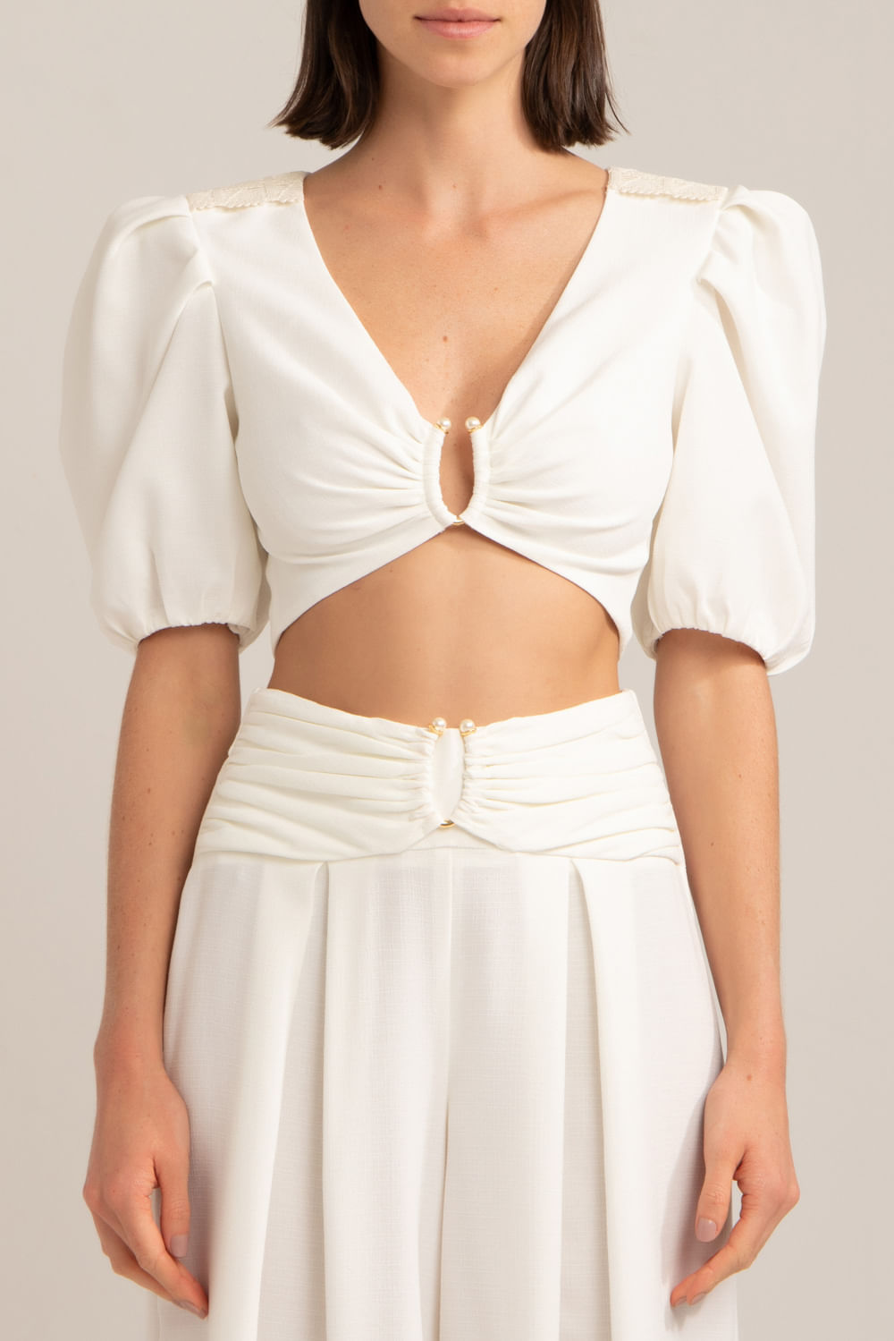 TOP PÉROLAS MINIMAL OFF WHITE