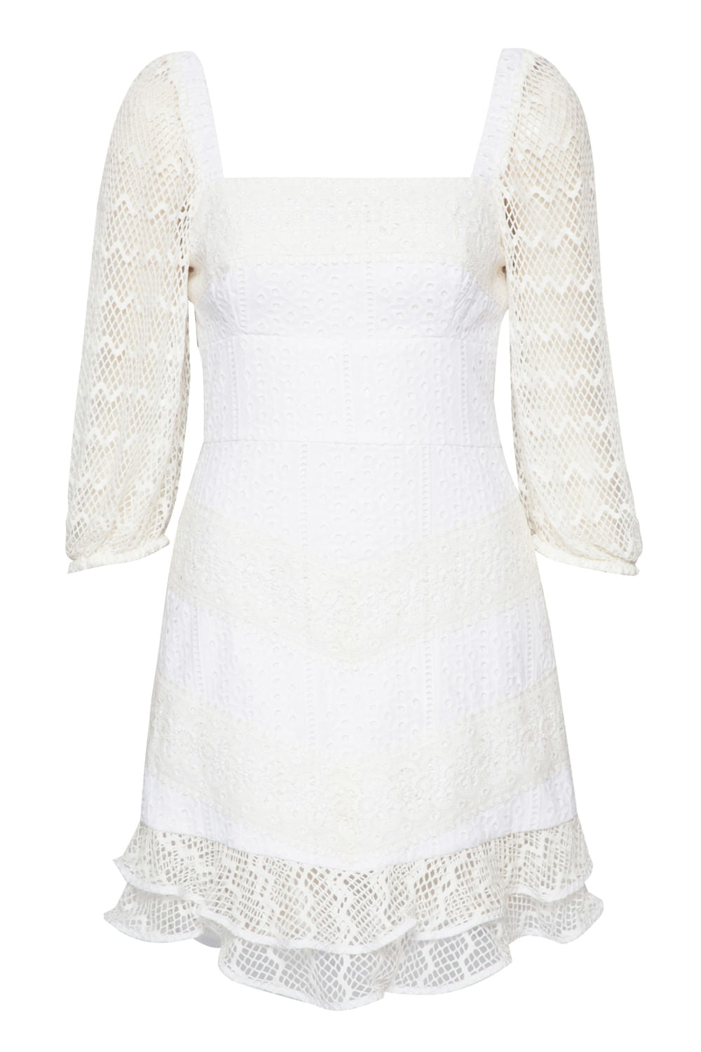 VESTIDO CURTO LAISE BRANCO