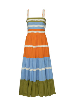 Vestido mÃdi tricoline hustle verde musgo