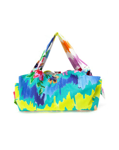 Bolsa flower bloom azul com off