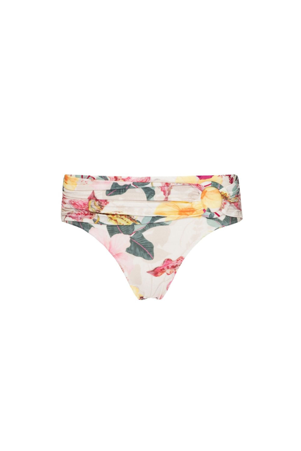CALCINHA BIQUÍNI PALA HIBISCUS OFF WHITE