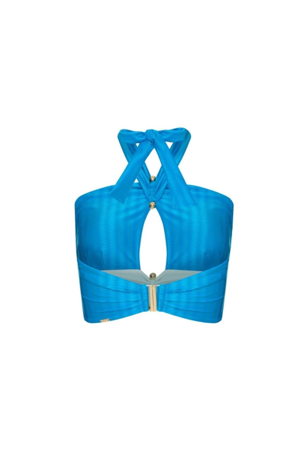 TOP BIQUÍNI RECORTE ZIG ZAG AZUL