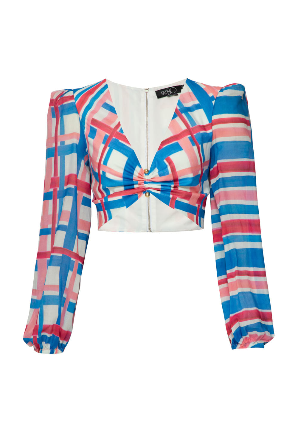 TOP XADREZ RIVIERA AZUL