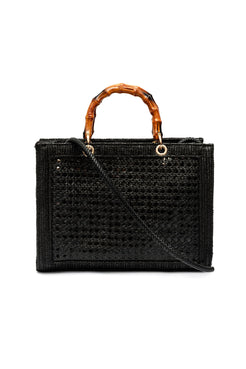 MAXI BOLSA ESSENTIALS PALHA INDIANA PRETO