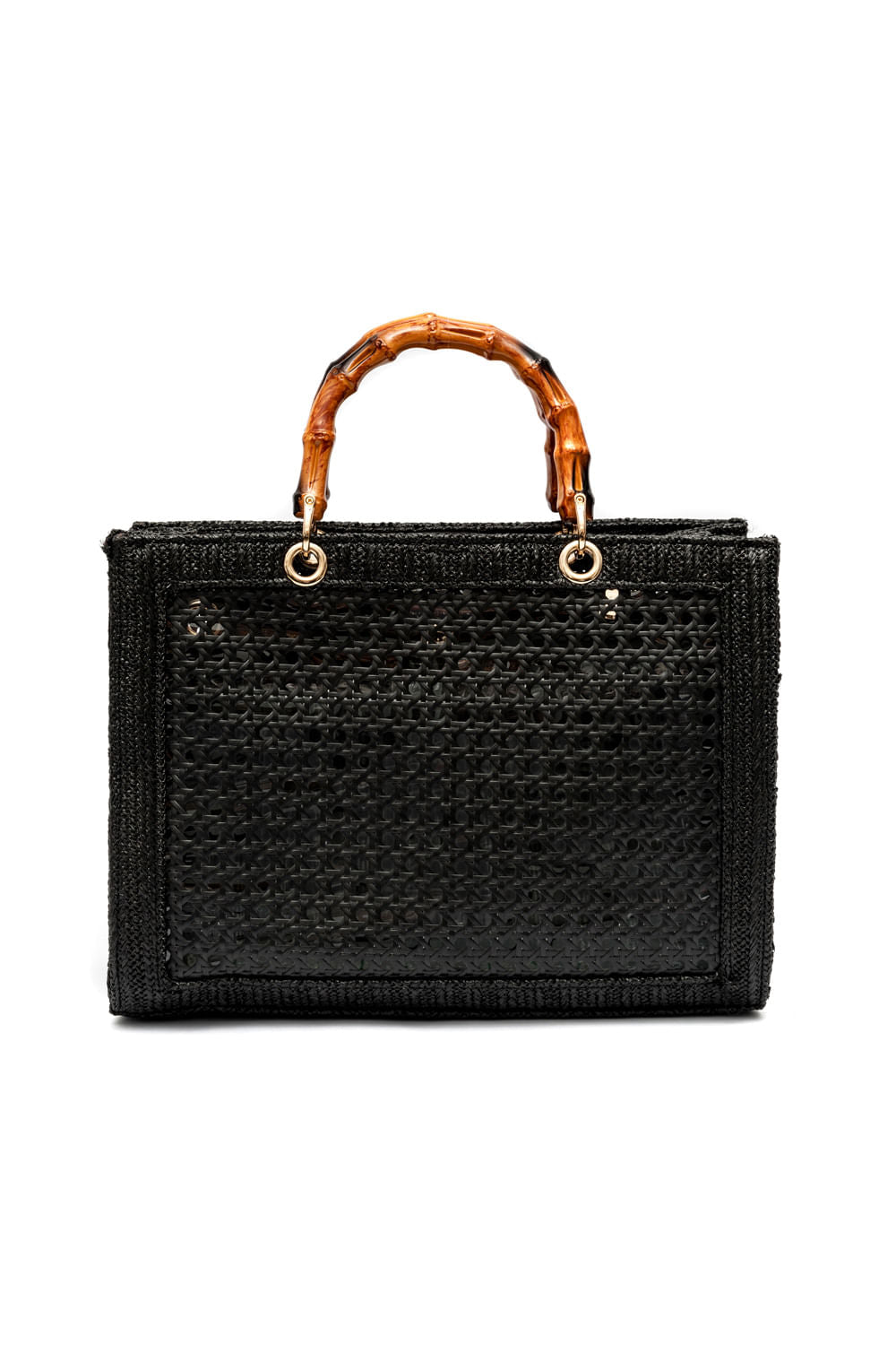 MAXI BOLSA ESSENTIALS PALHA INDIANA PRETO