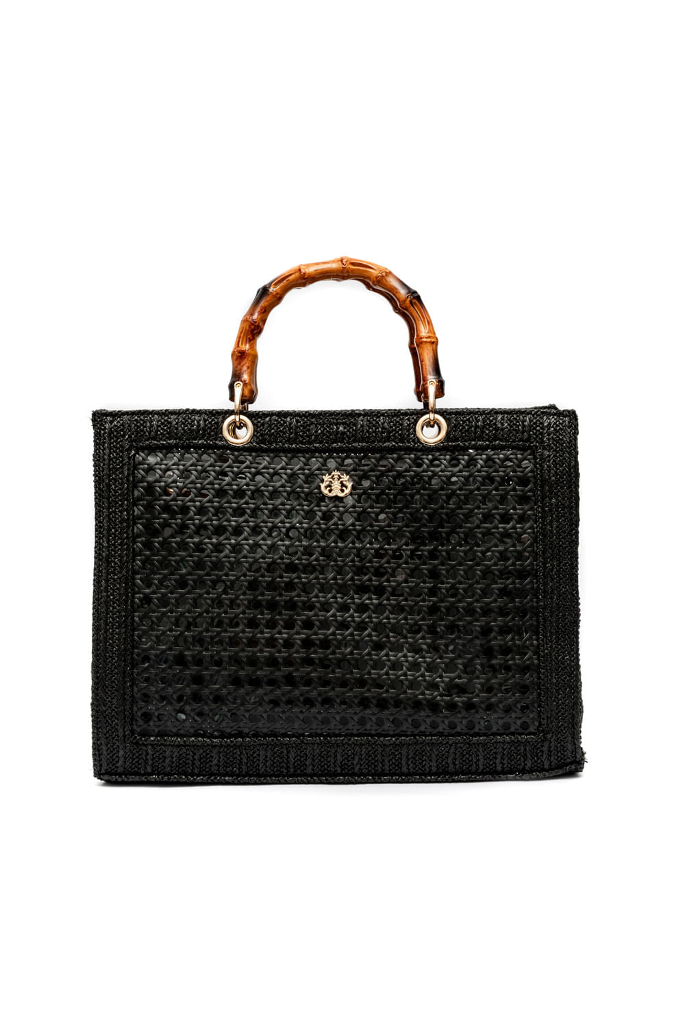 MAXI BOLSA ESSENTIALS PALHA INDIANA PRETO