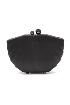 BOLSA CLUTCH CETIM CONCHA PRETO