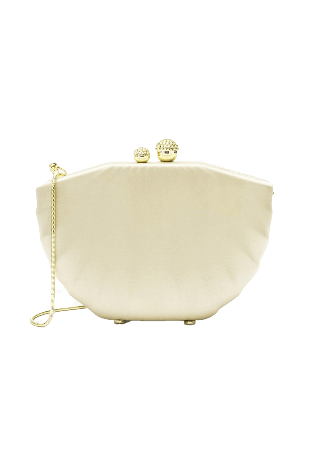 BOLSA CLUTCH CETIM CONCHA OURO