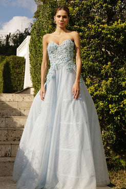 VESTIDO PB V22 AZUL CLARO