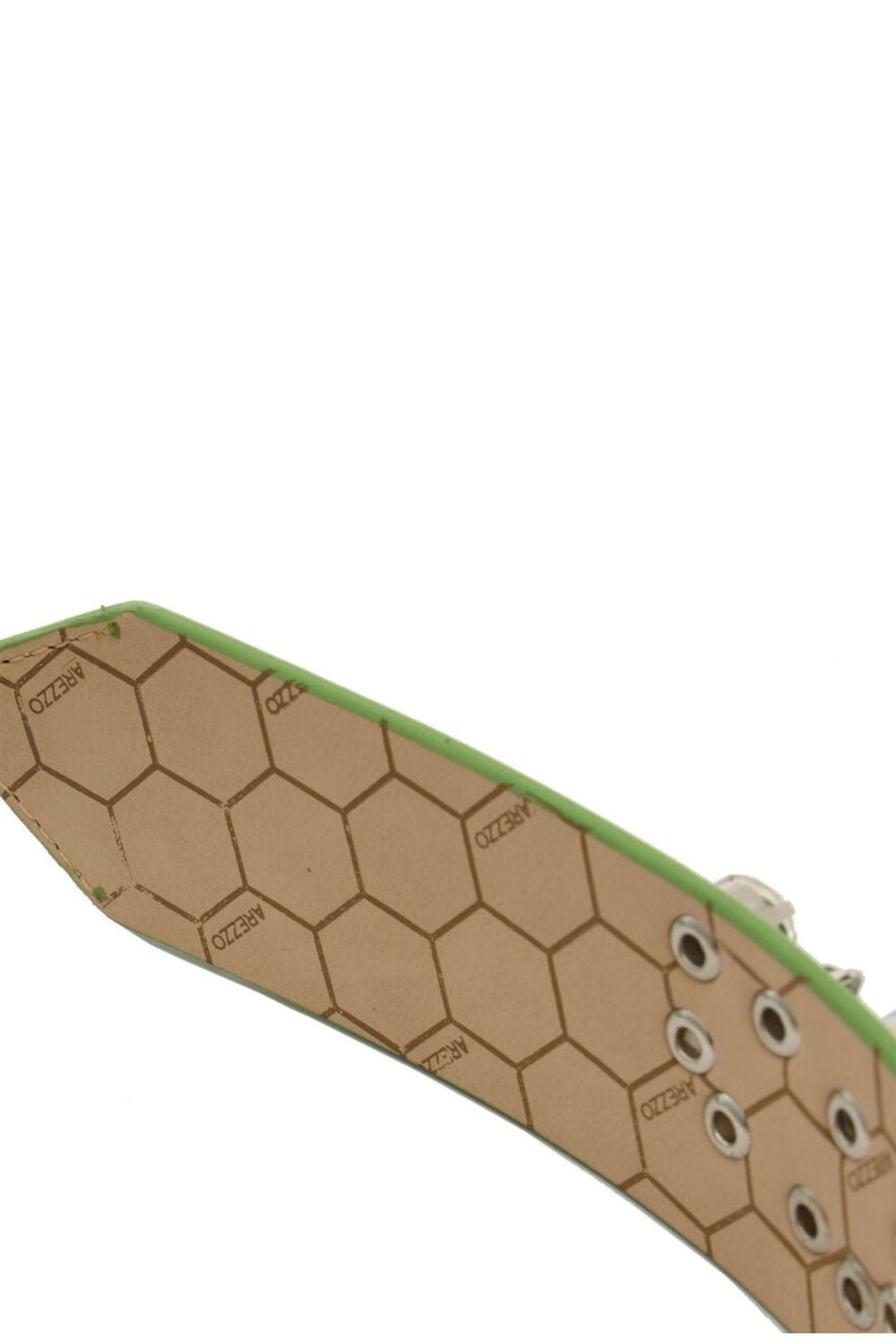 CINTO COURO SAFIRA LARGO VERDE