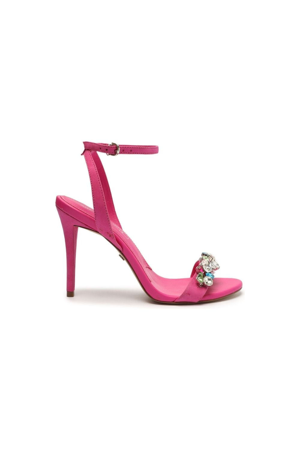 SANDÁLIA NOBUCK SALTO FINO PINK