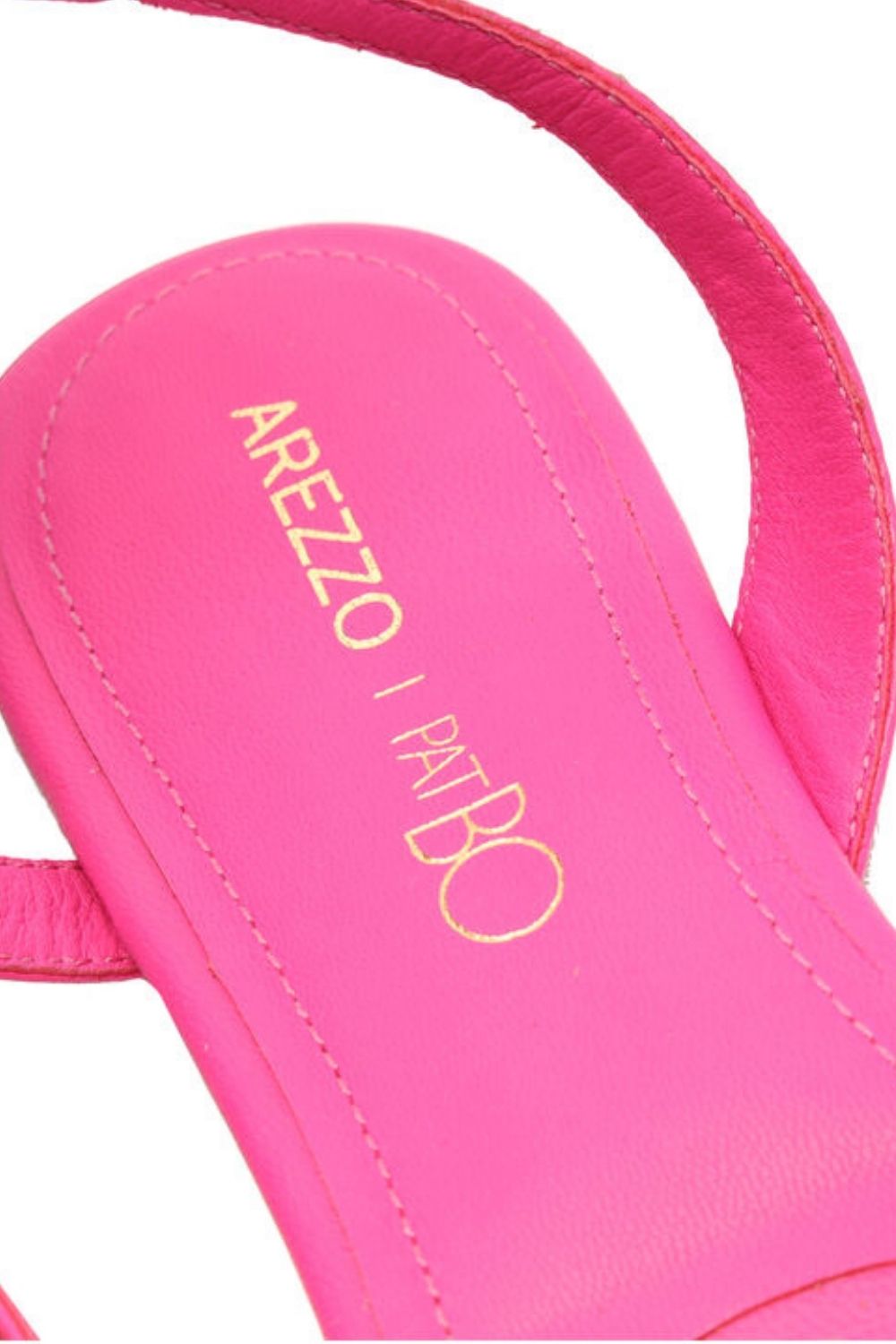 SANDÁLIA RASTEIRA COURO AMARRAÇÃO PINK
