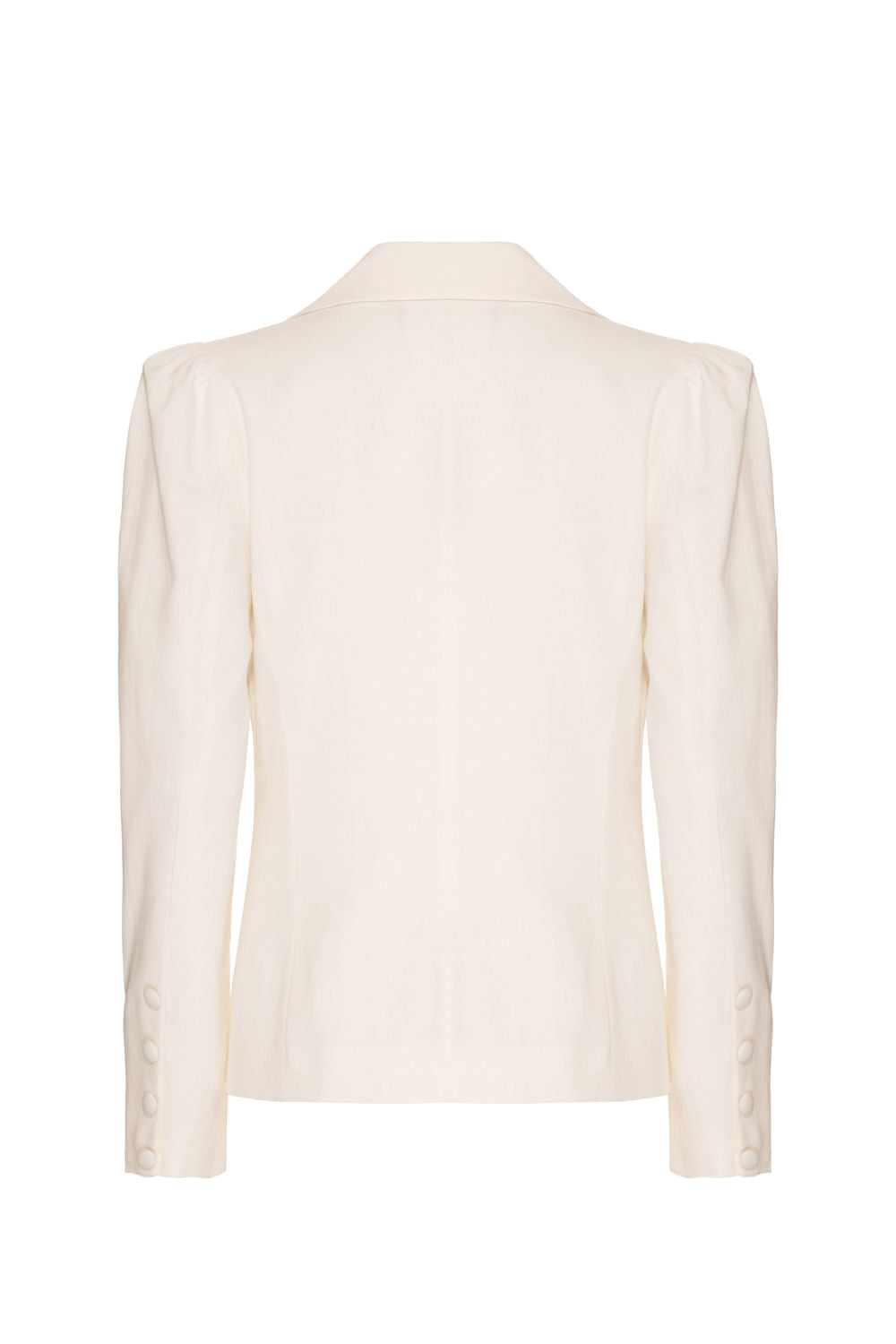 BLAZER ACINTURADO LINHO FRENCH OFF WHITE