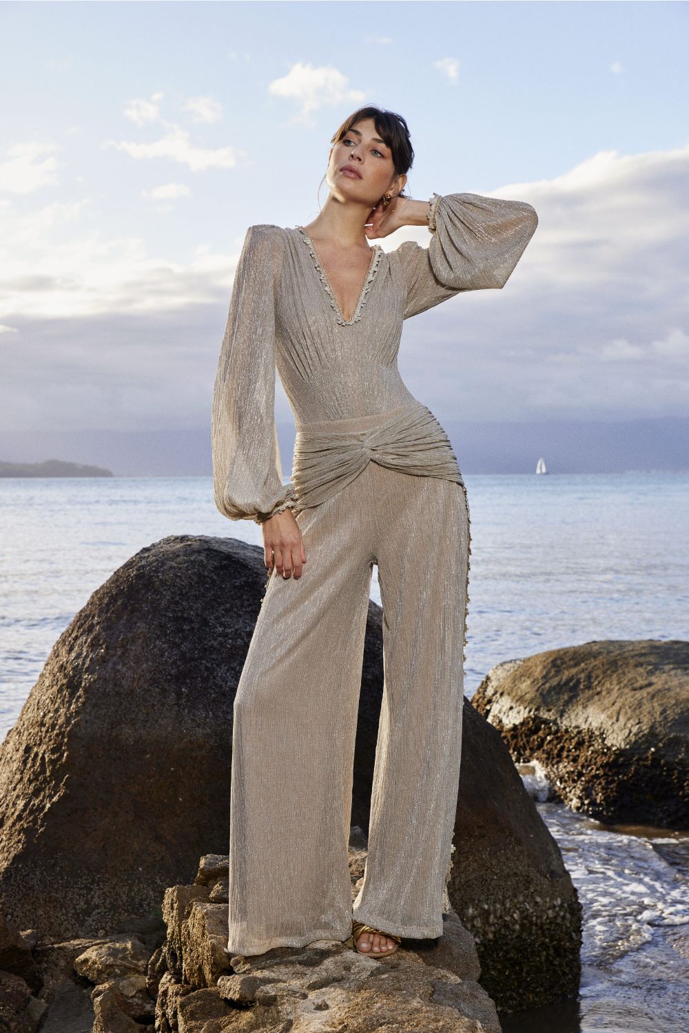 BODY LUREX HARDY DOURADO