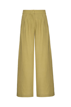 CALÇA PANTALONA LINHO FRENCH VERDE
