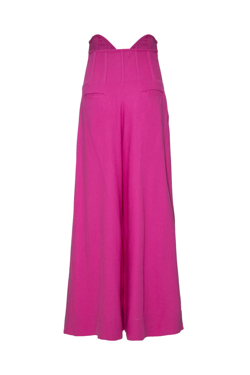 CALÇA CÓS ESTRUTURADO LINHO BALNEÁRIO PINK